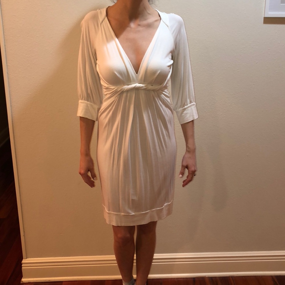 White cotton dress